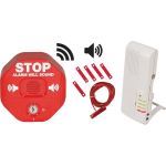 Safety Technology International, Inc. - Wireless Exit Stopper® Double Door with Voice Receiver - STI-V6402WIR4