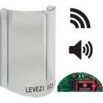 Safety Technology International, Inc. - Wireless Stopper® Station Shield with Button Sound and Transmitter, French - STI-6517D-FR