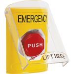 Safety Technology International, Inc. - Stopper® Station Push Button with Stopper® Station Shield, Turn-to-Reset - SS2229EM-EN