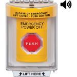 Safety Technology International, Inc. - Stopper® Station Push Button with Universal Stopper® Cover, Turn-to-Reset - SS2249PO-EN