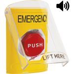 Safety Technology International, Inc. - Stopper® Station Push Button with Stopper® Station Shield, Turn-to-Reset - SS22A9EM-EN
