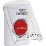 Safety Technology International, Inc. - Stopper® Station Push Button with Stopper® Station Shield, Turn-to-Reset - French - SS2329ES-FR