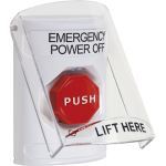 Safety Technology International, Inc. - Stopper® Station Push Button with Stopper® Station Shield, Turn-to-Reset - SS2329PO-EN