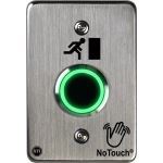 Safety Technology International, Inc. - NoTouch® Stainless Steel Switch, US Single-Gang, Door Symbol - NT-SS100-EN