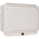 Safety Technology International, Inc. - Polycarbonate Cover with Enclosed Back Box - White - STI-7730-OW