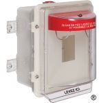 Safety Technology International, Inc. - Stopper II® with 4" Deep Enclosed Back Box, French Label - STI-1200A-FR