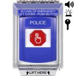 Safety Technology International, Inc. - G3 Multipurpose Push Button, Flush Mount with Sound, No Camera, Key-to-Reset - G3A442PL-EN