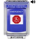 Safety Technology International, Inc. - G3 Multipurpose Push Button, Flush Mount with Sound, No Camera, Turn-to-Reset - G3A449EM-EN