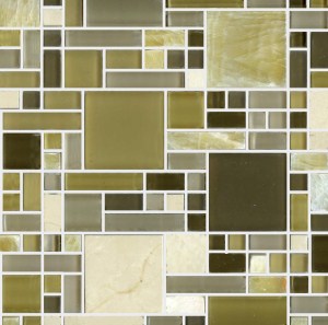 Mosaic Glass - Geo Onyx Glass