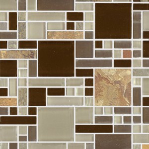 Mosaic Glass - Geo Slate Glass
