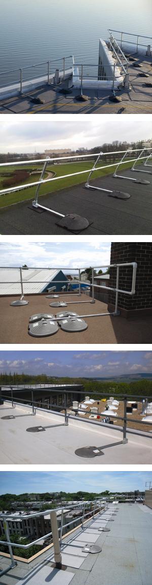 KeeGuard Roof Edge Railing System