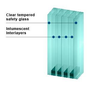 CONTRAFLAM 120 - Fire Rated Clear Tempered Safety Glass