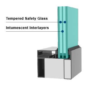 CONTRAFLAM 60 in VDS CW - Fire Rated Curtain Wall System