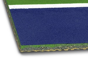 Mondoten - Synthetic Indoor Tennis Court System