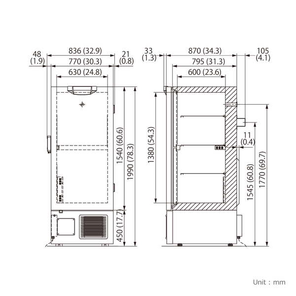 MDF-U53VA-PA - VIP Series Ultra-Low Temperature Freezer – Panasonic ...