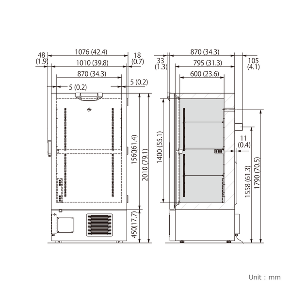 MDF-U76VC-PA - VIP Series Ultra-Low Temperature Freezer – Panasonic ...