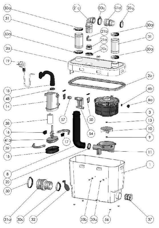 SANIVITE® Drain Pump Saniflo Sweets