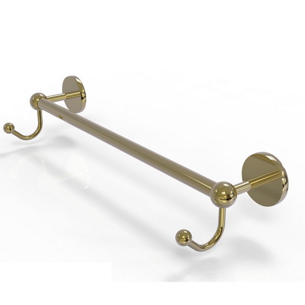 Allied Brass P1000 41 36 HK Prestige Skyline Collection 36 Inch Integrated Hooks Towel Bar, 36", Antique Bronze, Towel Bars   Canada