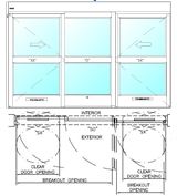 Minimum window size for egress