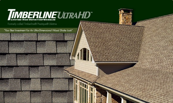 Timberline® Ultra HD™ Lifetime High Definition® Asphalt Shingles