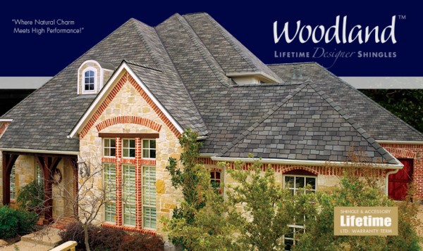 Woodland™ Lifetime Designer Asphalt Shingles