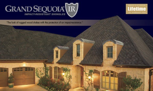 Grand Sequoia IR® Lifetime Designer Asphalt Shingles