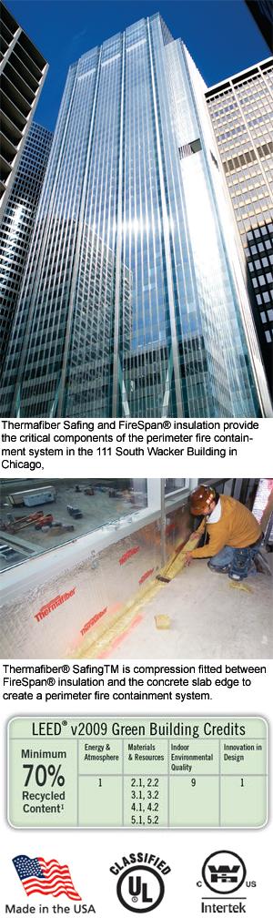 Safing™ Mineral Wool Firestopping Insulation