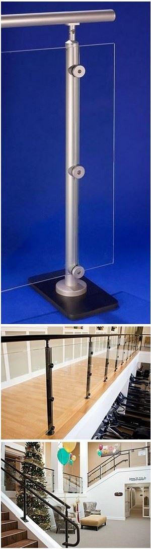 Interna-Rail® VUE Glass/Resin Panel Railing System