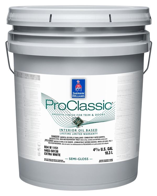 sherwin williams proclassic waterborne interior acrylic enamel