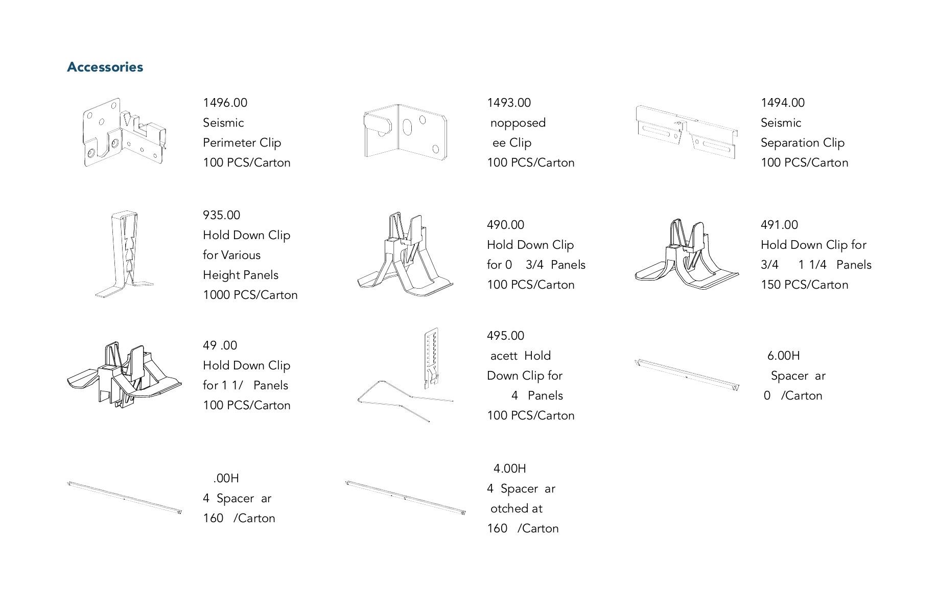 Chicago Metallic G90 Exterior Grade Systems Ceiling Grid