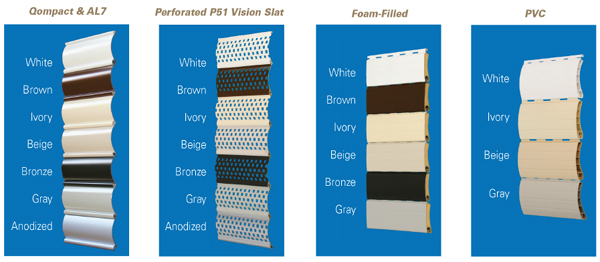 StoreSafe® Rolling Shutters - Vision & Solid