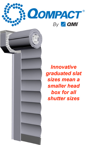 StormSafe® Qompact Rolling Security & Storm Shutters
