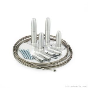 Wl Floor To Ceiling Wire Suspension Kit Gyford Standoff Systems