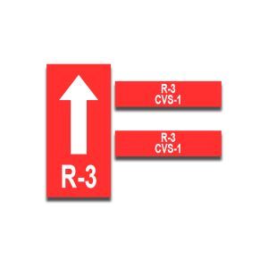 MS-900 Self-Adhesive Fire Riser & Sprinkler Labels – Marking Services ...