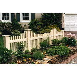 Hampton Step Vinyl Picket Fence – Country Estate Vinyl Products - Sweets