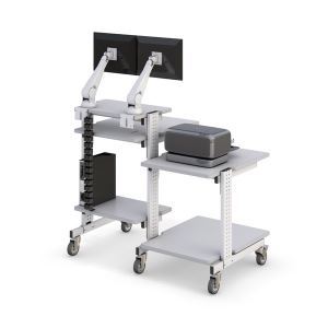 Adjustable Rolling Computer Workstation – AFC Industries - Sweets
