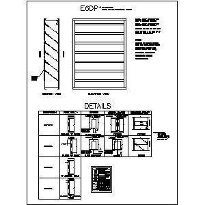 Architectural Louvers CAD | Construction & Building Materials - Sweets