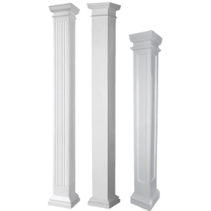 Round Tapered Fiberglass Columns – Worthington Millwork - Sweets