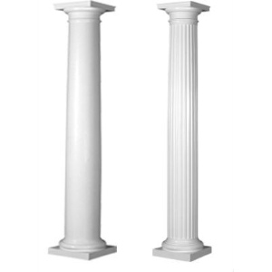 Round Non-Tapered Fiberglass Columns – Worthington Millwork - Sweets