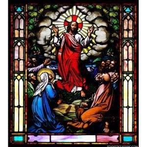 ascension stained glass