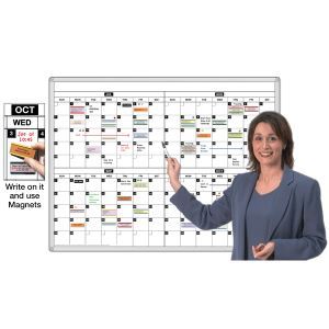 Classic Flexible-Day® Perpetual Magnetic Dry Erase Calendar Systems ...