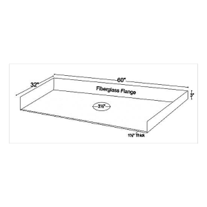 Cultured marble threshold