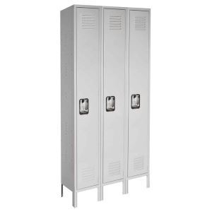 Single Tier 15″h x 18″d x 78″h Antimicrobial Healthcare Locker 3