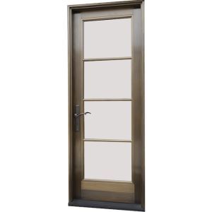 Exterior Bronze Clad Wood Doors Arcadia Custom Sweets