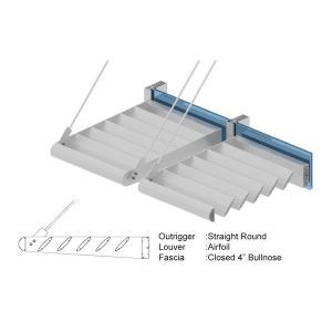 Brise Soleil Standard Series Sun Shade Sun Control – Arcadia, Inc. - Sweets