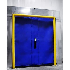 Fabric Curtain Wall Products - Zoneworks® Insulated Door Blankets ...