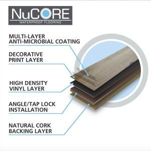 View Crosswind Rigid Core Luxury Vinyl Plank - Cork Back Gif