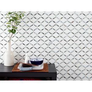 Calla Tahitian Mother of Pearl III Waterjet Mosaic Calla Tahitian Mother of Pearl III Waterjet Mosaic