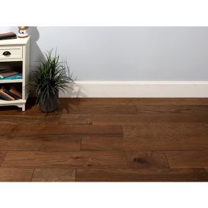 Cantrell Hickory Wire-Brushed Engineered Hardwood
