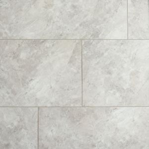 Stone Grey Marble Rigid Core Luxury Vinyl Tile - Foam Back